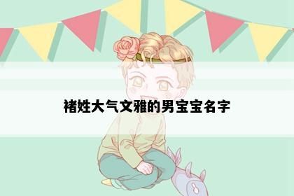 褚姓大气文雅的男宝宝名字