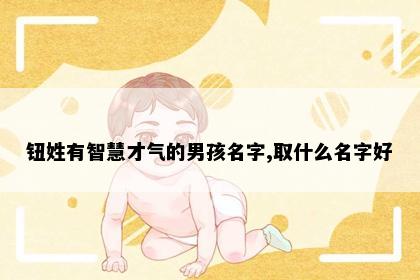 钮姓有智慧才气的男孩名字,取什么名字好