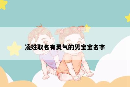 凌姓取名有灵气的男宝宝名字