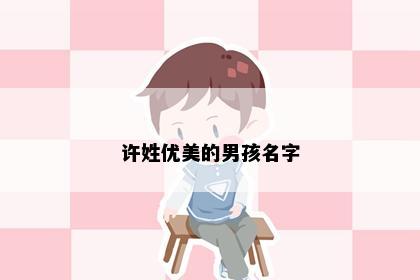 许姓优美的男孩名字