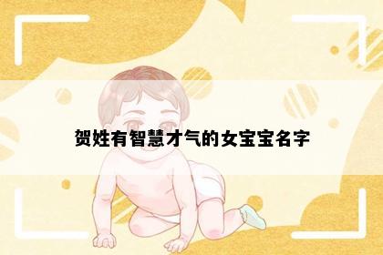 贺姓有智慧才气的女宝宝名字