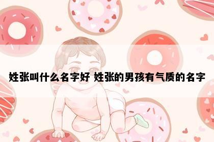 姓张叫什么名字好 姓张的男孩有气质的名字