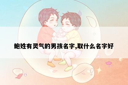 鲍姓有灵气的男孩名字,取什么名字好