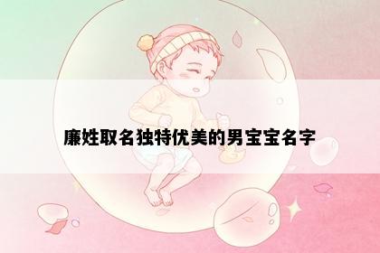 廉姓取名独特优美的男宝宝名字