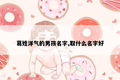 葛姓洋气的男孩名字,取什么名字好