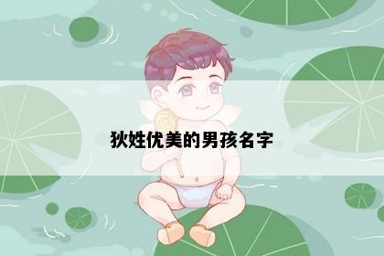 狄姓优美的男孩名字