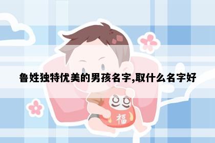 鲁姓独特优美的男孩名字,取什么名字好