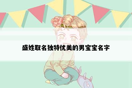 盛姓取名独特优美的男宝宝名字