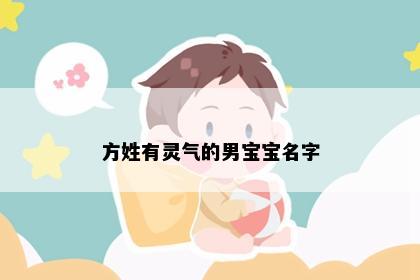 方姓有灵气的男宝宝名字