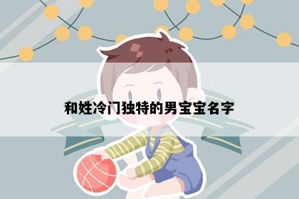 和姓冷门独特的男宝宝名字