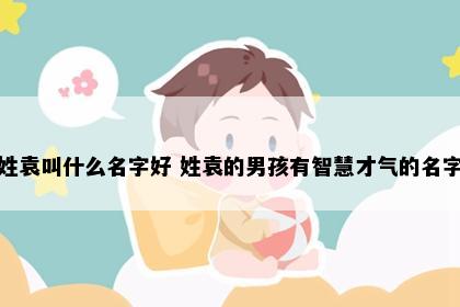 姓袁叫什么名字好 姓袁的男孩有智慧才气的名字