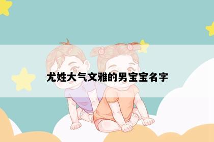 尤姓大气文雅的男宝宝名字