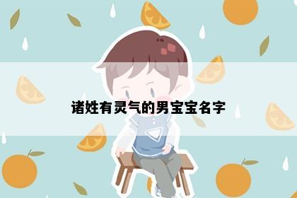 诸姓有灵气的男宝宝名字