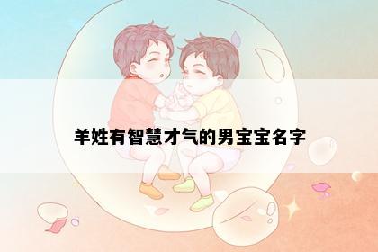 羊姓有智慧才气的男宝宝名字
