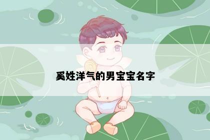 奚姓洋气的男宝宝名字