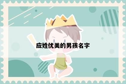 应姓优美的男孩名字