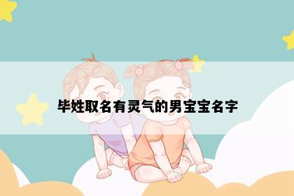 毕姓取名有灵气的男宝宝名字