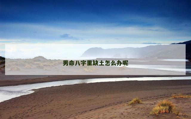 男命八字里缺土怎么办呢