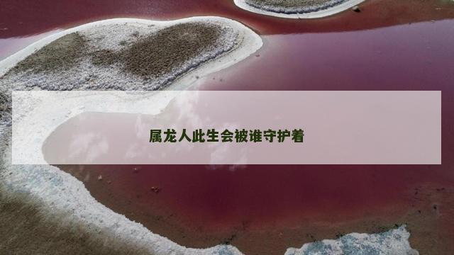 属龙人此生会被谁守护着