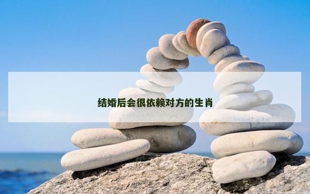 结婚后会很依赖对方的生肖