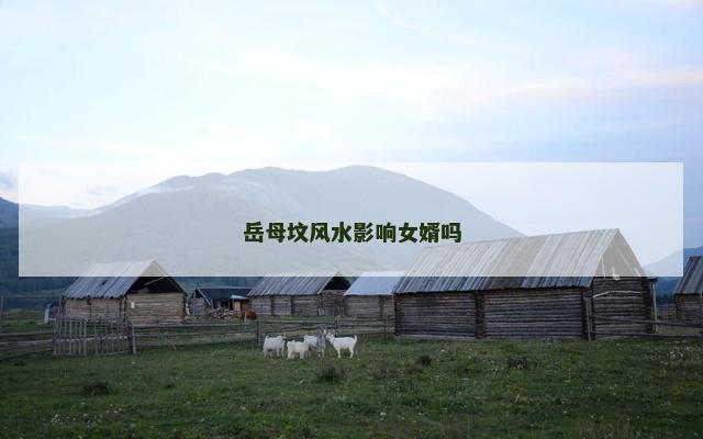 岳母坟风水影响女婿吗