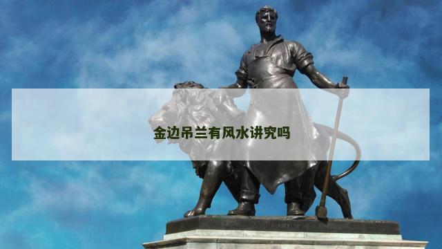 金边吊兰有风水讲究吗