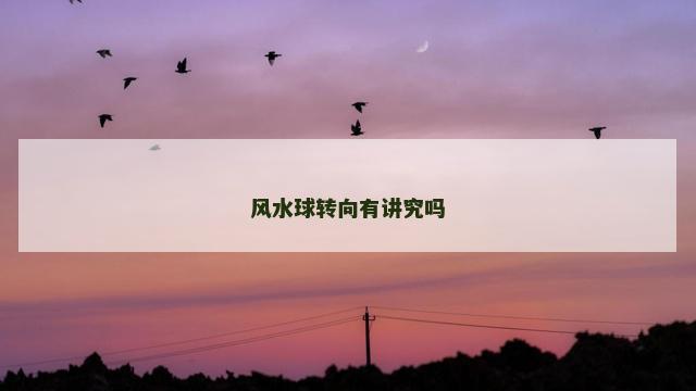 风水球转向有讲究吗 风水球转向有讲究吗