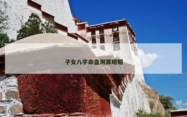 子女八字命盘测算婚姻 子女八字命盘测算婚姻