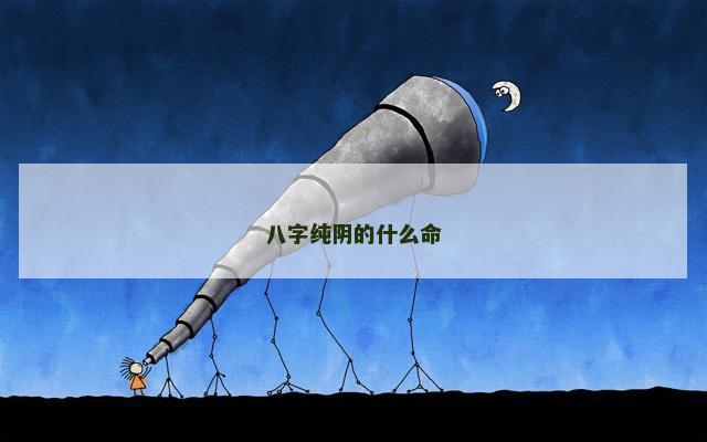 八字纯阴的什么命