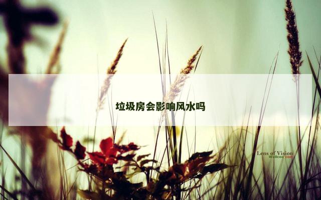 垃圾房会影响风水吗