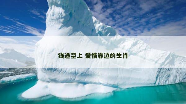 钱途至上 爱情靠边的生肖