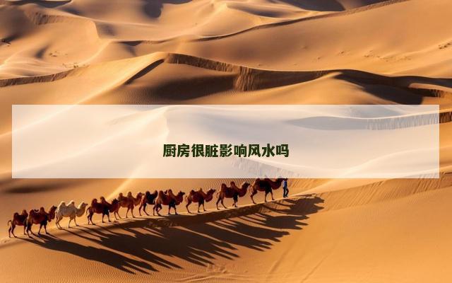 厨房很脏影响风水吗