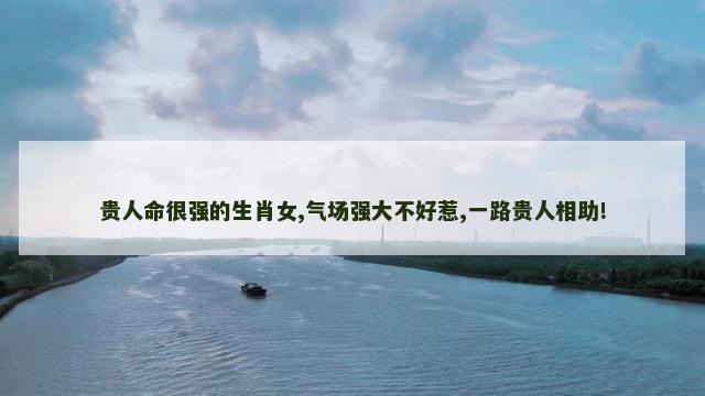贵人命很强的生肖女,气场强大不好惹,一路贵人相助! 贵人命很强的生肖女,气场强大不好惹,一路贵人相助!