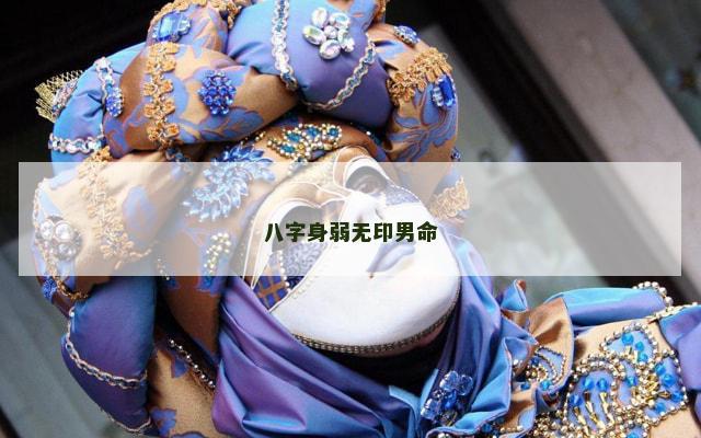 八字身弱无印男命