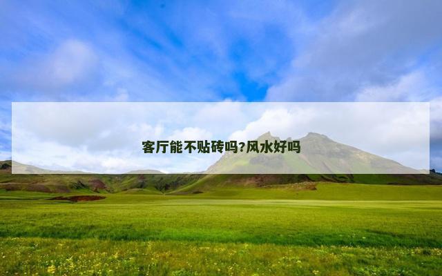 客厅能不贴砖吗?风水好吗 客厅能不贴砖吗?风水好吗