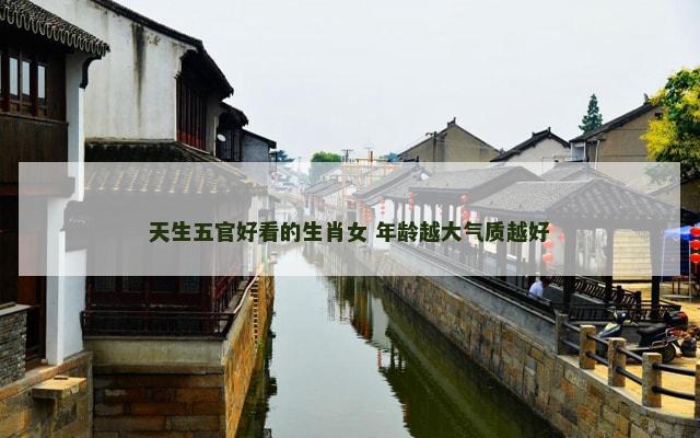 天生五官好看的生肖女 年龄越大气质越好