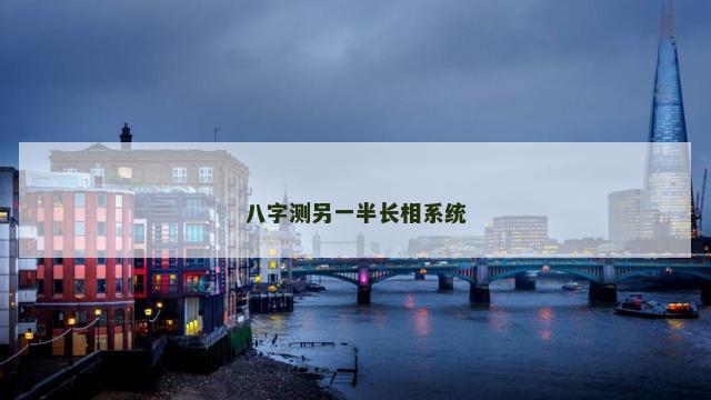 八字测另一半长相系统
