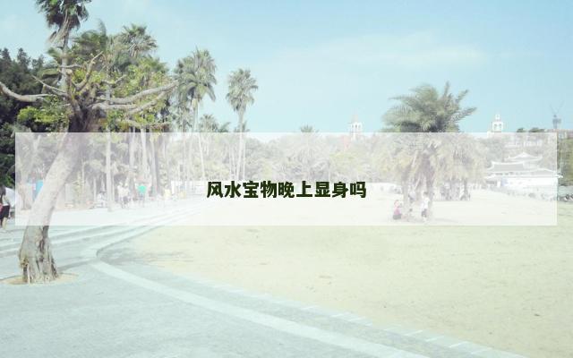 风水宝物晚上显身吗