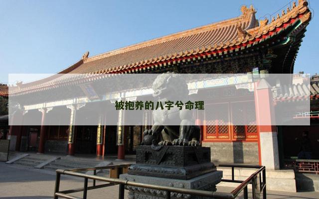 被抱养的八字兮命理