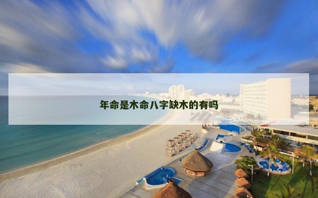 年命是木命八字缺木的有吗