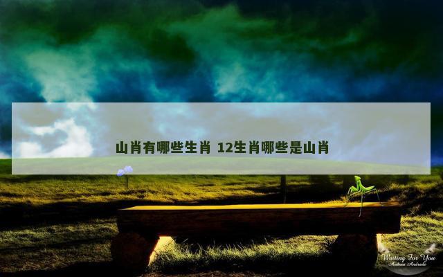 山肖有哪些生肖 12生肖哪些是山肖