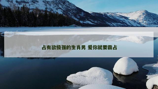 占有欲极强的生肖男 爱你就要霸占