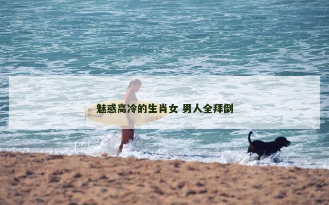 魅惑高冷的生肖女 男人全拜倒