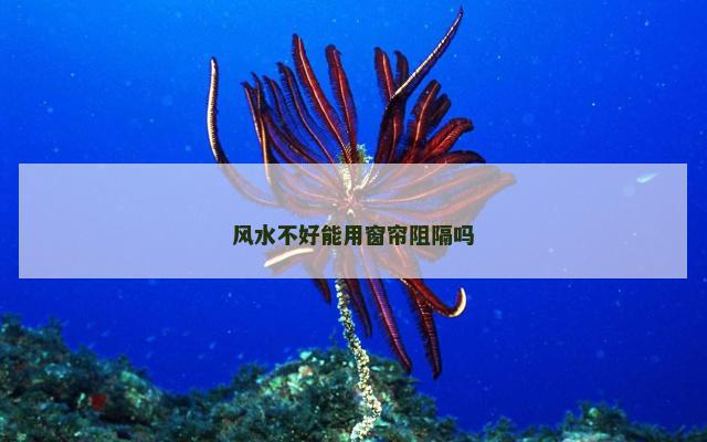 风水不好能用窗帘阻隔吗