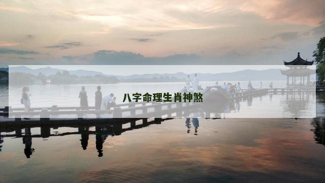 八字命理生肖神煞