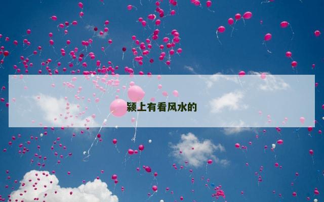 颍上有看风水的