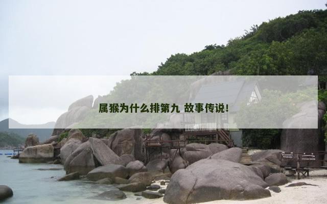属猴为什么排第九 故事传说！