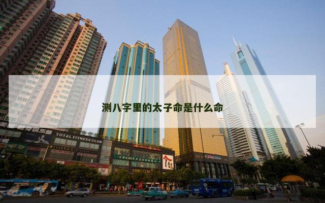 测八字里的太子命是什么命 测八字里的太子命是什么命