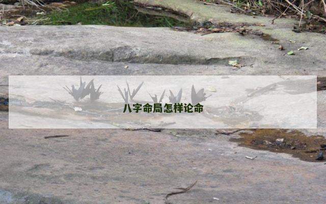 八字命局怎样论命 八字命局怎样论命