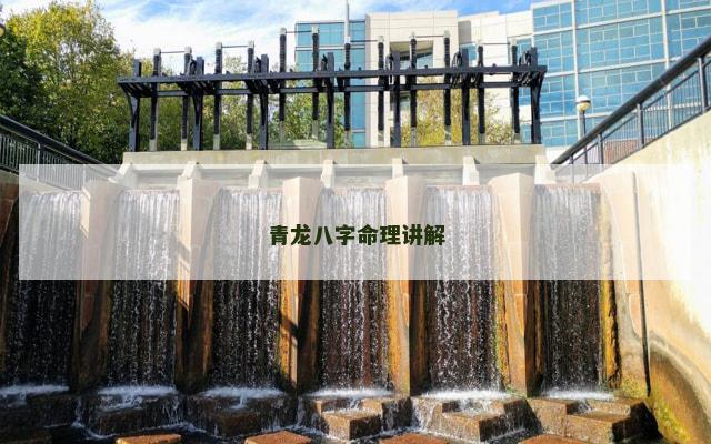 青龙八字命理讲解